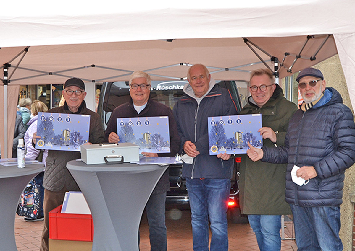 Verkauf des Lüner Adventskalenders